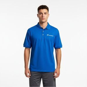 Constallation Blue Polo Shirt Mens XL Embroidered Performance DryBlend Business